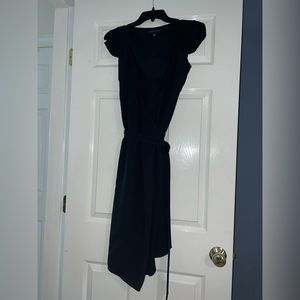Banana Republic black wrap dress